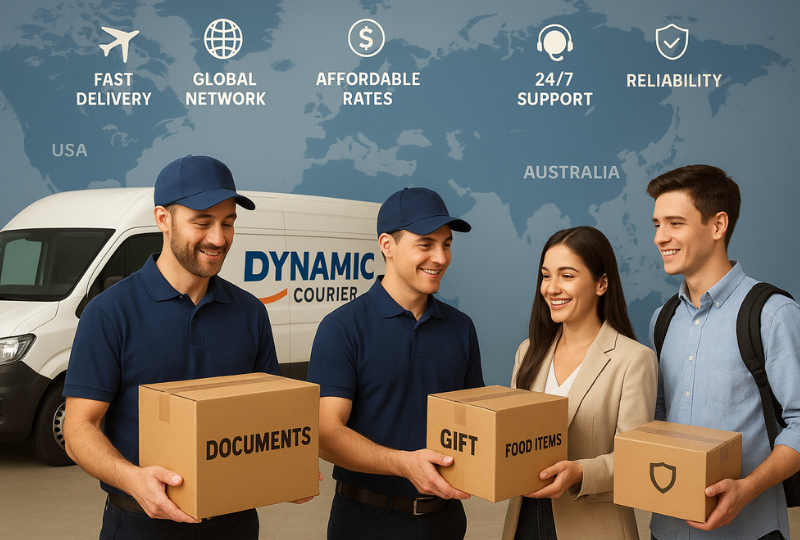 Why Choose Dynamic Courier for International Courier from Ahmedabad?